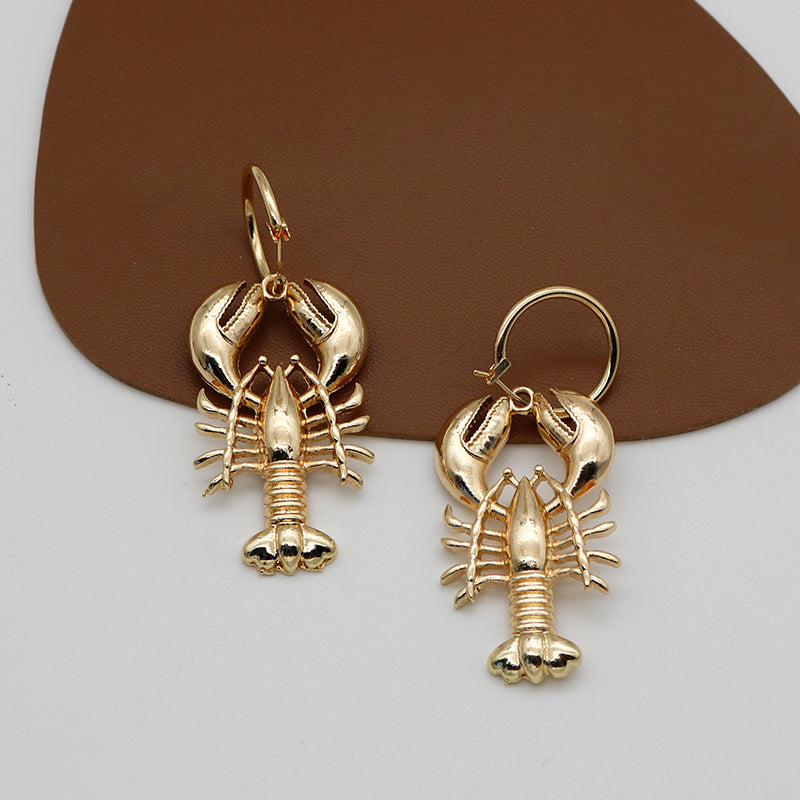 Oorbel Goud – Golden Lobster