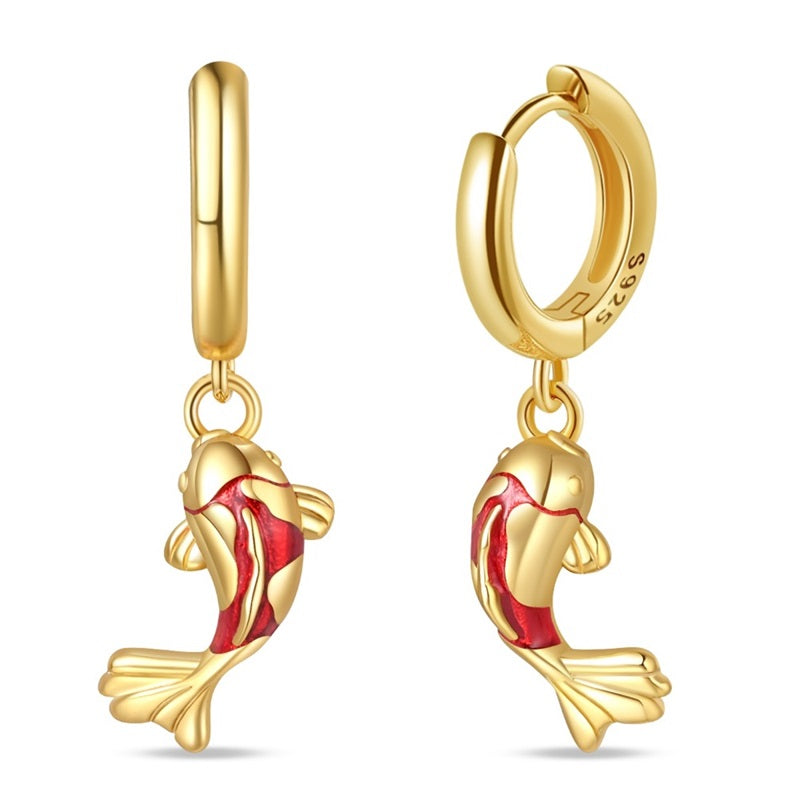 Oorbel Goud – Lucky Koi