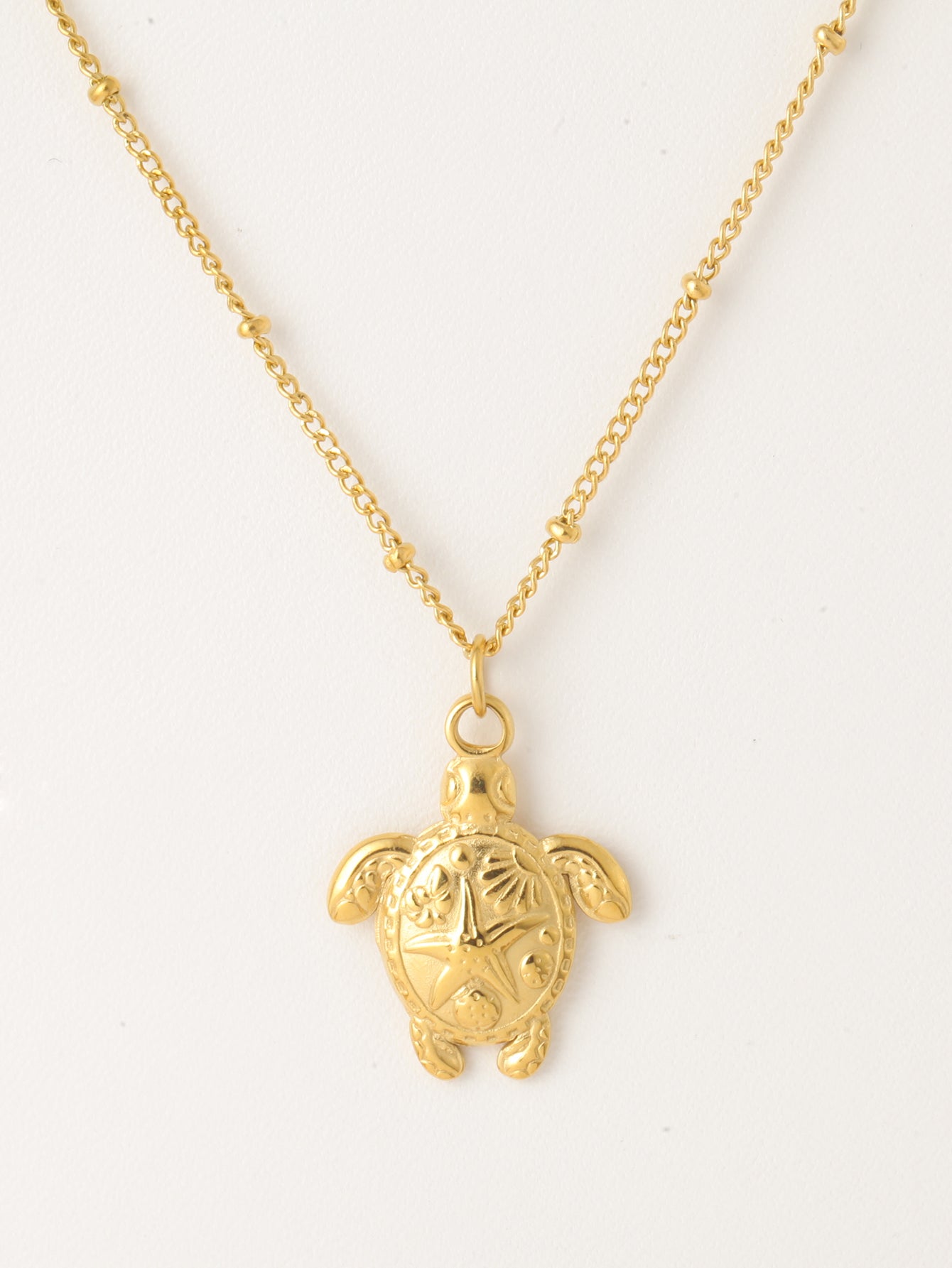 Ketting Goud - Ocean Turtle