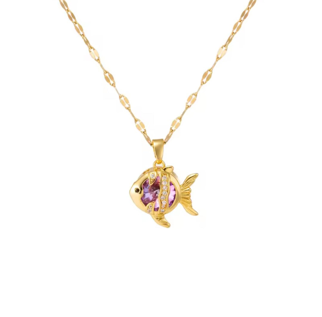 Ketting Goud - Clownfish Hanger