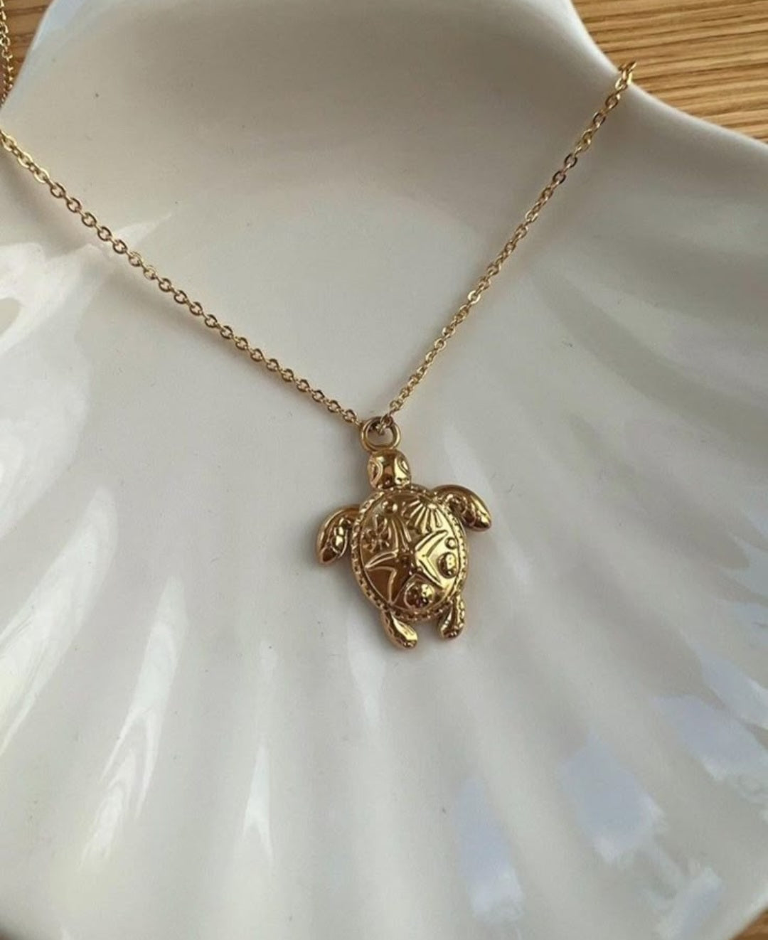 Ketting Goud - Ocean Turtle