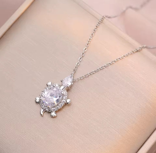 Ketting Zilver - Shining Shell Turtle